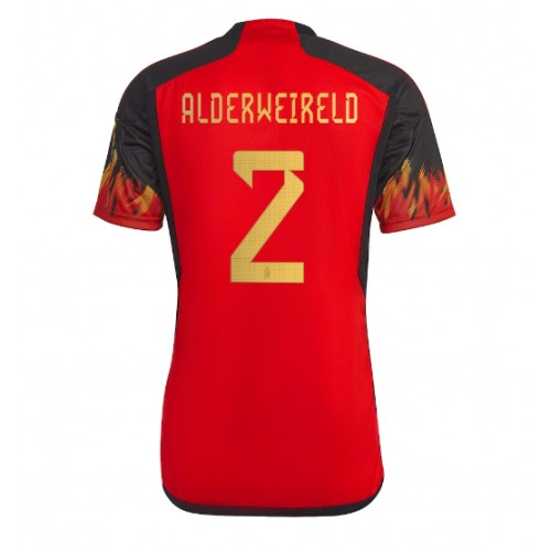 Lacne Muži Futbalové dres Belgicko Toby Alderweireld #2 MS 2022 Krátky Rukáv - Domáci